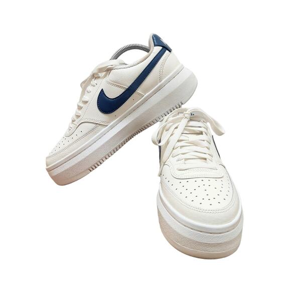 Nike Court Vision Alta Sail/Diffused Blue Sneakers - Women's Size 11 New No Box - Picture 3 of 9